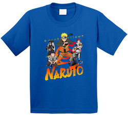 Naruto Gaara Kakashi Nara Kankuro Fan T Shirt