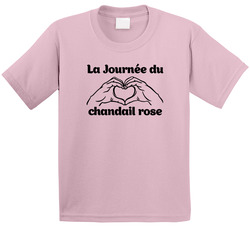 La JournÃ©e Du Chandail Rose French Pink  Day T Shirt