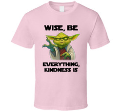 Star Wars Yoda Fan Be Wise Kindness Is Everything T Shirt