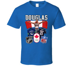 Andre Degrasse Vancouver Canucks New England Patriots Fan T Shirt Andre Degrasse Vancouver Canucks New England Patriots Fan T Shirt