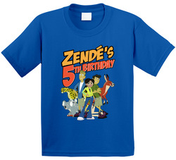 Wild Kratts 5th Birthday Fan Five Years With Name ZendÃ© T Shirt