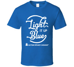 Light It Up Blue T Shirt