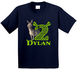 Shrek Donkey Fan Dylan's 2nd Birthday T Shirt