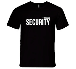 Security (front) With Id T Shirt