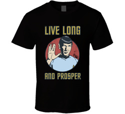 Spock Live Long And Prosper T Shirt