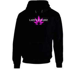 Lady Cannabiz (full Front) Hoodie