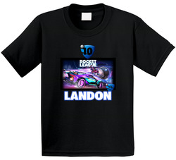 Rocket League Fan 10th Birthday With Custom Name T Shirt
