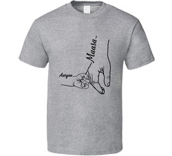 Hold My Hand, Maasa ( Customize With Name) Aaryan T Shirt