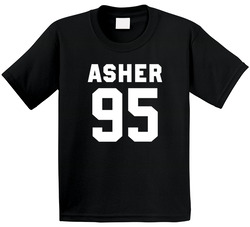 Jersey Style (back Print) Custom Name And Number T Shirt