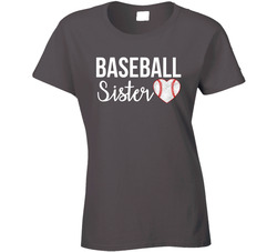 Baseball Sister Ladies T Shirt