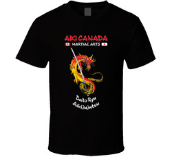 Aiki Canada Martial Arts (back) T Shirt Aiki Canada Martial Arts (back) T Shirt