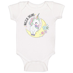Magical Unicorn Dreams Baby One Piece