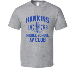 Stranger Things Hawkins Middle School Av Club 1983 T Shirt