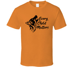 Orange Shirt Day - Every Child Matters - Wolf T Shirt Orange Shirt Day - Every Child Matters - Wolf T Shirt