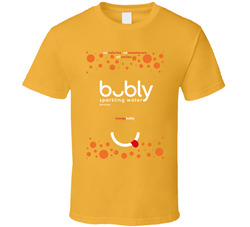 Bubly Sparkling Water - Mango Costume T Shirt Bubly Sparkling Water - Mango Costume T Shirt