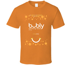 Bubly Sparkling Water ( Altered Design)- Orange Costume T Shirt Bubly Sparkling Water ( Altered Design)- Orange Costume T Shirt