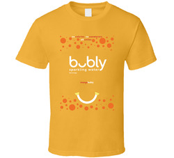 Bubly Sparkling Water ( Altered Design)- Mango Costume T Shirt Bubly Sparkling Water ( Altered Design)- Mango Costume T Shirt