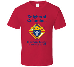 Knights Of Columbus 1st-3rd Degree (back) T Shirt Knights Of Columbus 1st-3rd Degree (back) T Shirt