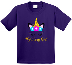Unicorn Party - The Birthday Girl T Shirt Unicorn Party - The Birthday Girl T Shirt