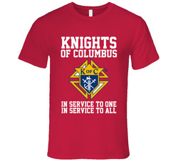 Knights Of Columbus 1st-3rd Degree (back) Alternative T Shirt Knights Of Columbus 1st-3rd Degree (back) Alternative T Shirt