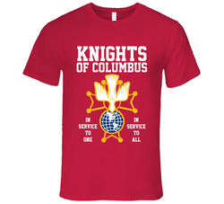 Knights Of Columbus 4th Degree (back) Alternate T Shirt Knights Of Columbus 4th Degree (back) Alternate T Shirt