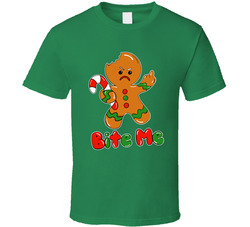 Bite Me Gingerbread Boy T Shirt Bite Me Gingerbread Boy T Shirt