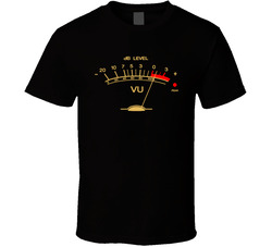 Analog Db Level Vu Dj Meter T Shirt Analog Db Level Vu Dj Meter T Shirt