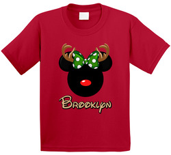 Disney Christmas Reindeer Family - Brooklyn T Shirt Disney Christmas Reindeer Family - Brooklyn T Shirt