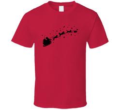 Christmas Santa Sleigh Dogs T Shirt Christmas Santa Sleigh Dogs T Shirt