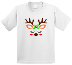 Christmas Reindeer Face T Shirt Christmas Reindeer Face T Shirt