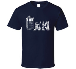 Tardis Alley Doctor Who Abbey Road Parody T Shirt Tardis Alley Doctor Who Abbey Road Parody T Shirt