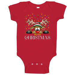 My First Christmas Baby One Piece My First Christmas Baby One Piece