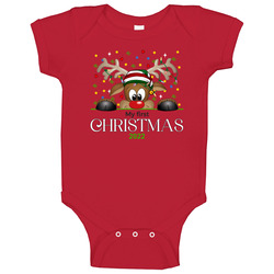 My First Christmas (with Year) Baby One Piece My First Christmas (with Year) Baby One Piece