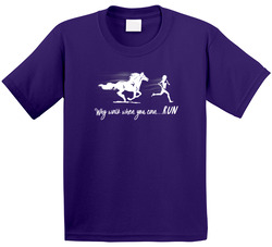 Why Walk When You Can... Run (for Dark) T Shirt Why Walk When You Can... Run (for Dark) T Shirt