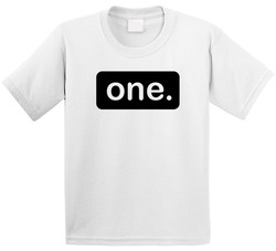 One. First Birthday. 1 Year Old. T Shirt One. First Birthday. 1 Year Old. T Shirt