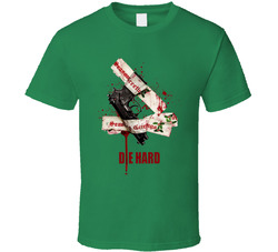 Die Hard The Ultimate Christmas Movie Seasons Greetings T Shirt Die Hard The Ultimate Christmas Movie Seasons Greetings T Shirt