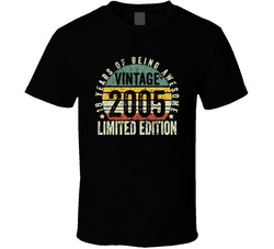 Vintage 2005 18 Years Of Being Awesome T Shirt