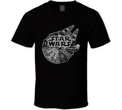 Millenium Falcon Star Wars T Shirt