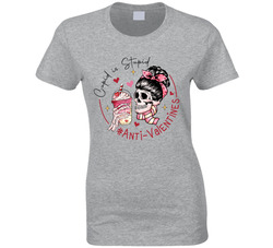 Cupid Is Stupid Anti-valentines Ladies T Shirt