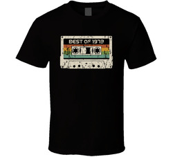 Best Of 1973 Vintage Tape Cassette Birthday T Shirt