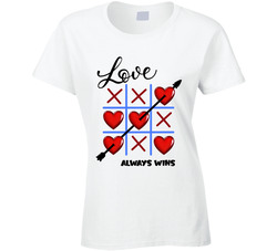 Love Always Wins Ladies T Shirt