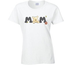Classic Winnie The Pooh - Mom Ladies T Shirt