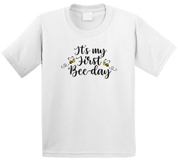It's My First Bee-day Birthday 1st Birthday T Shirt