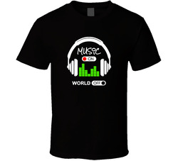 Music On World Off T Shirt