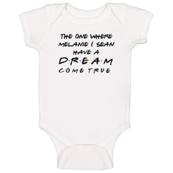Dream Come True Friends Themed Baby One Piece
