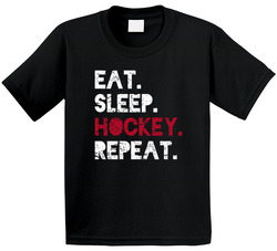 Eat. Sleep. Hockey. Repeat. T Shirt