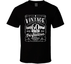 Vintage 60 Years Old 60th Birthday T Shirt
