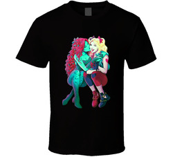 Harley Quinn And Ivy Fan T Shirt
