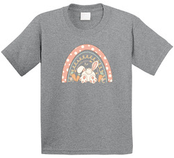 Rainbow Bunny Butt T Shirt