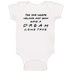 Dream Come True Friends Theme Baby One Piece